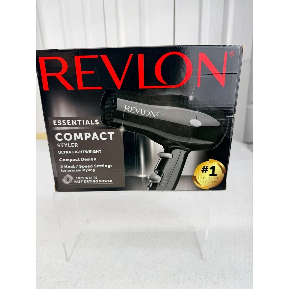 Revlon Essentials Compact Styler Hair Dryer 1875W 2 Speed Settings New Sealed